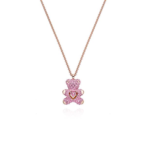 트랜드메카 스와로브스키 5642976 Teddy 테디 베어 곰 목걸이