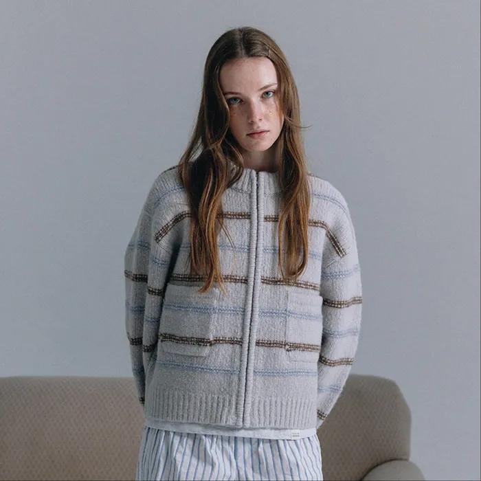 a chuncky cardigan (ash grey)