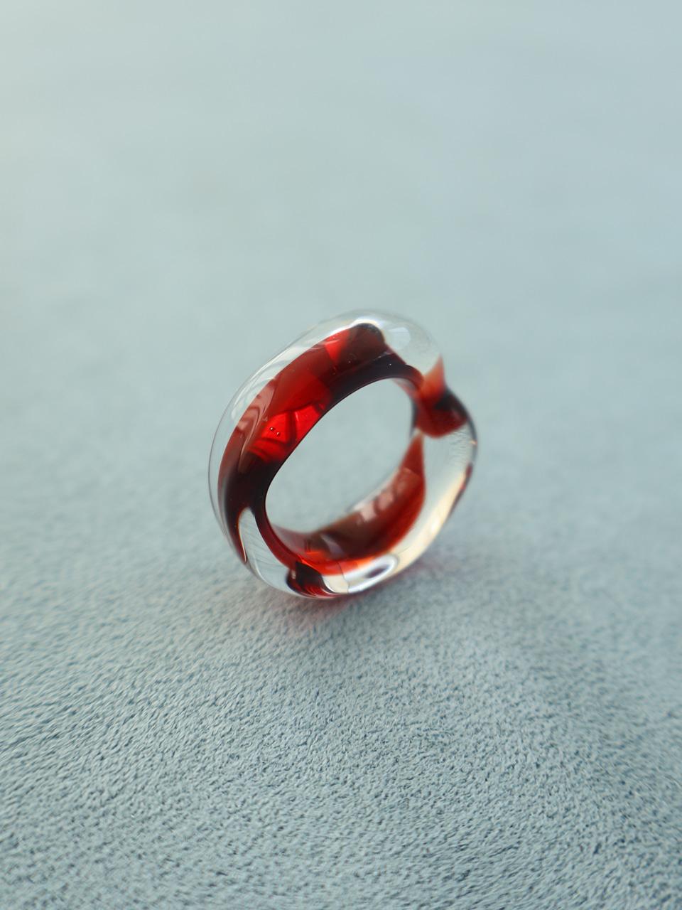 clear red ring