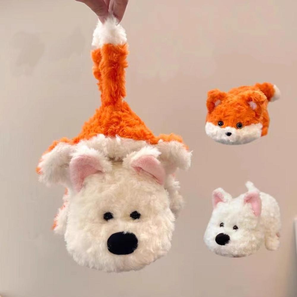 강아지 동물 양면 인형 변신 동물 봉제인형 A타입