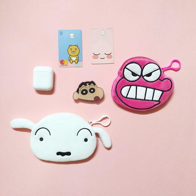 [정품] 짱구는 못말려 흰둥이 와니야마 동전지갑 미니 파우치