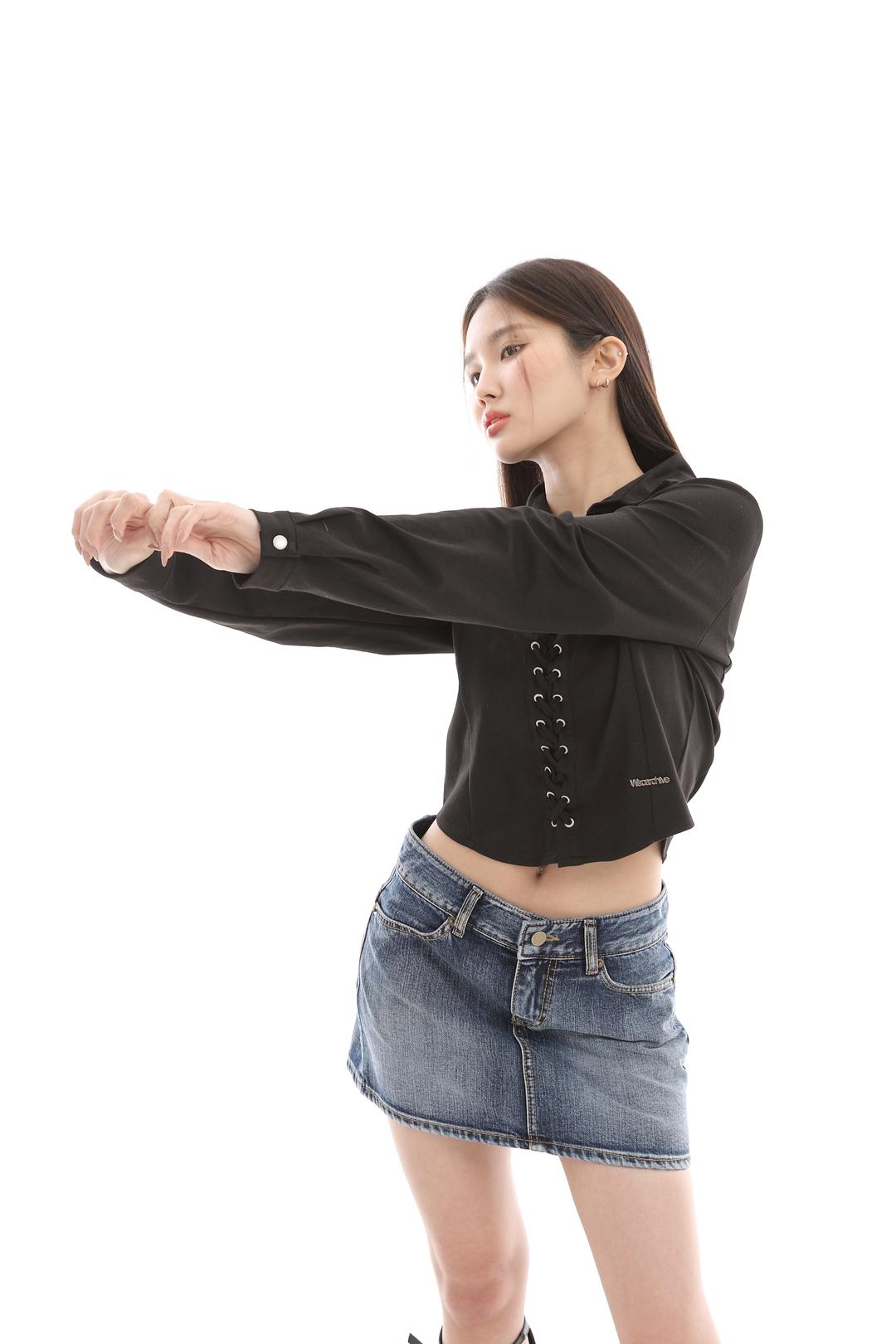 Eyelet shirt 001