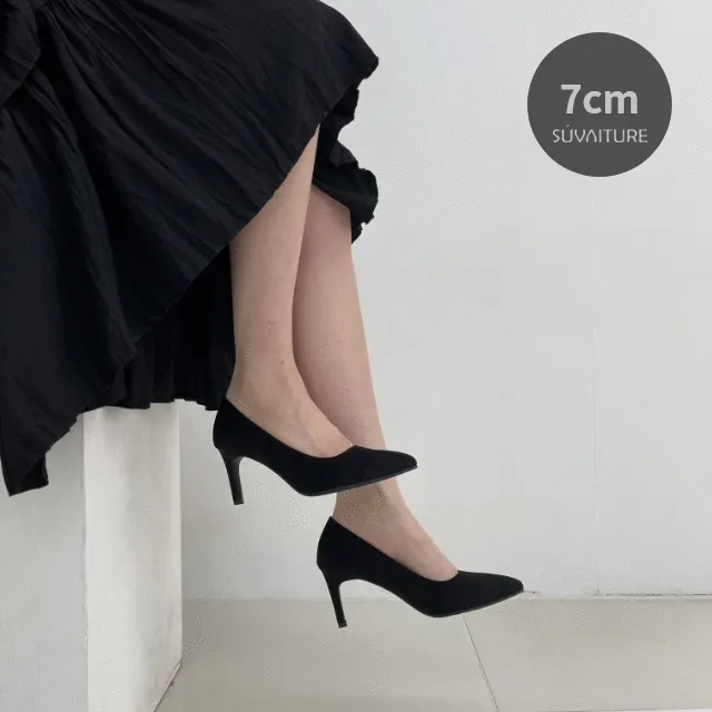 SALE [당일출고/자체제작] 쿠션 스텔레토 미들 힐  S-1038 (7cm)