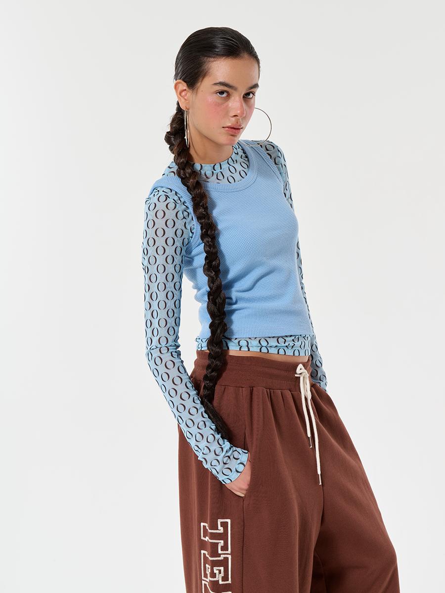 [MADE] Wood Signature Top (SKY BLUE) *3차 재입고 !