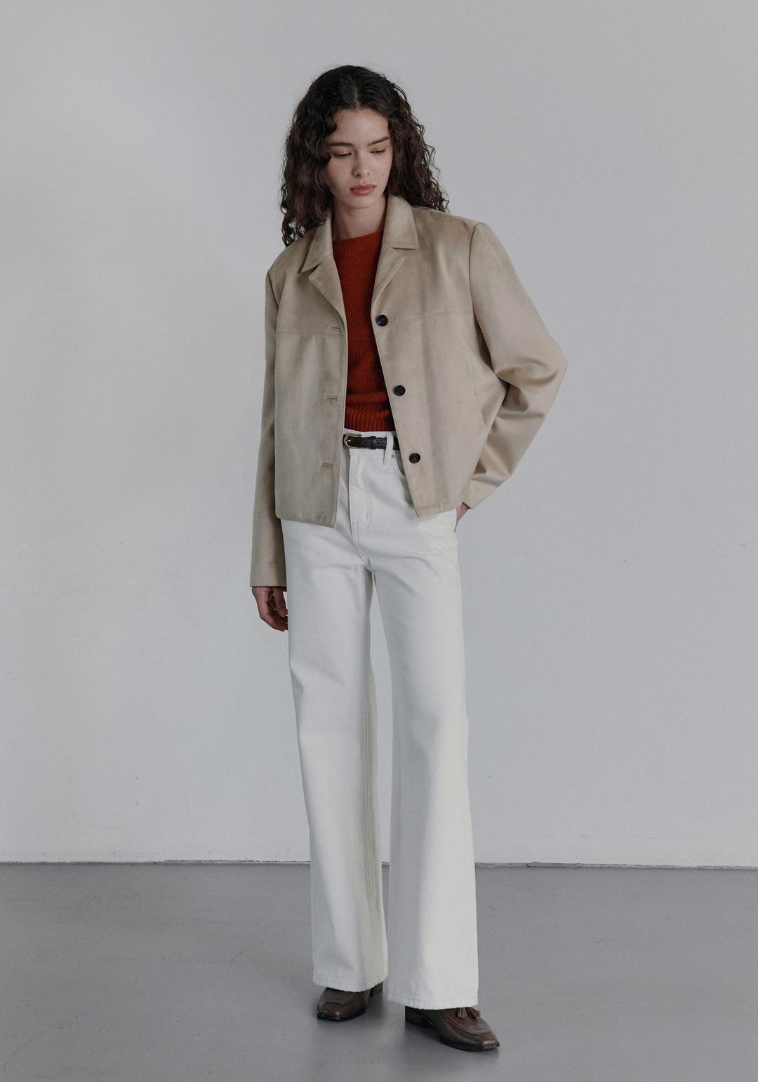 E2409 Straight Denim (Cream)