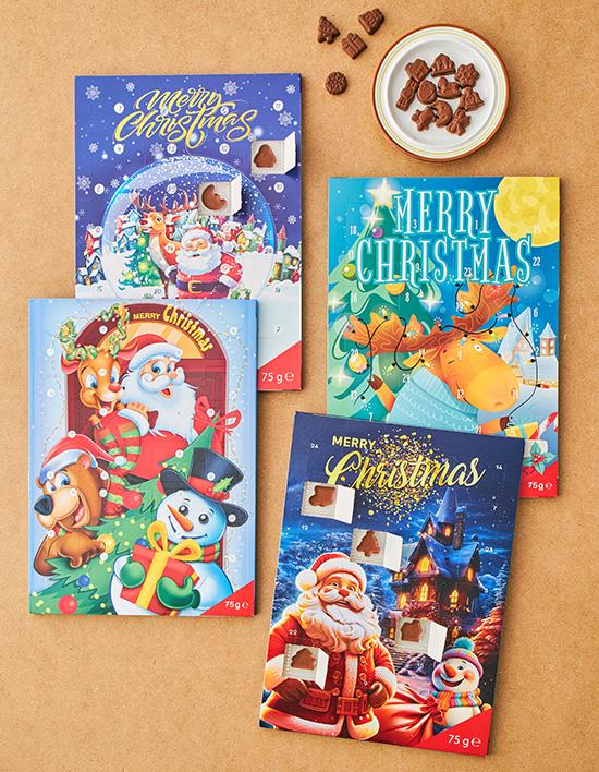 [바론] 2025 크리스마스 어드벤트 캘린더 초콜릿 4종 (택1)