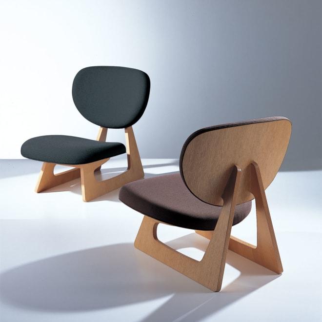 텐도목공 일본 원목 패브릭 로우 타입 좌식 의자