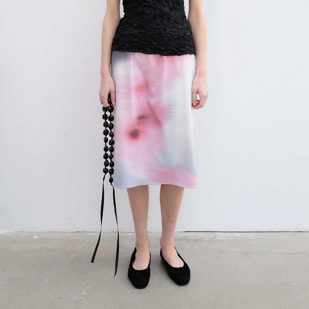 Floral Printed Skirt (Pink Floral)