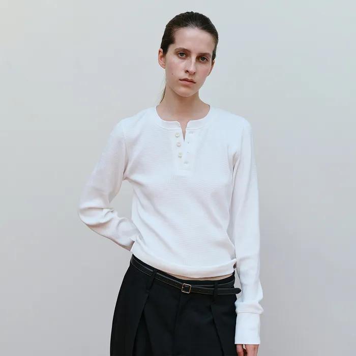 Henley Neck T-shirt (4 Colors)