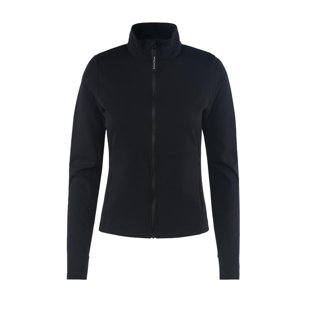 DISTRICT VISION Women's Studio Full-Zip Jacket-Black [디스트릭트 비전 스튜디오 풀 집 자켓 블랙]