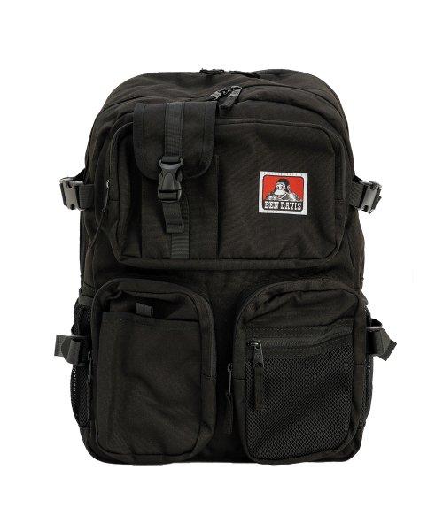 오리지널 멀티 포켓 백팩 블랙 30L