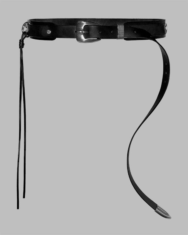 Western Long Learher Belt