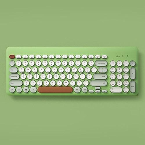 아이노트 X-KEY 96RB 블루투스 무선키보드 올리브그린