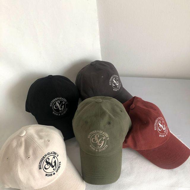 キャップ WOOALONG Signature Small Logo ball cap SMOKE GREY cap_logo_ Signature Small Logo ball cap - SMOKE GREY - 우알롱(WOOALONG)