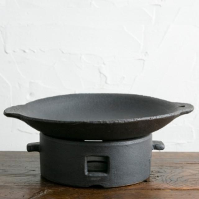 매트 블랙 내열도자기 팬 set / 전골냄비 / 여주 도자기 / 워머