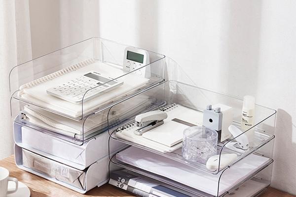 오픈 모듈 A4용지 서류 정리 트레이 문서 보관함 2type