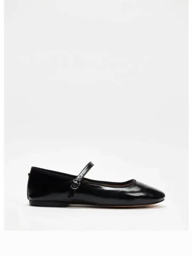 4655535 Steve Madden Vinetta Flats Black Leather