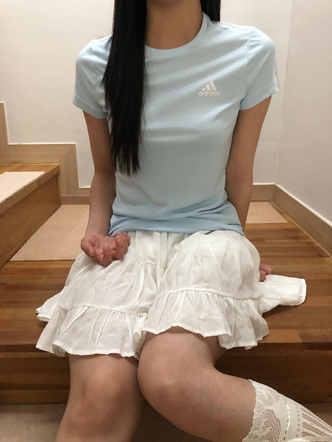 빈티지 아디다스 스카이블루 티셔츠 | 후루츠패밀리