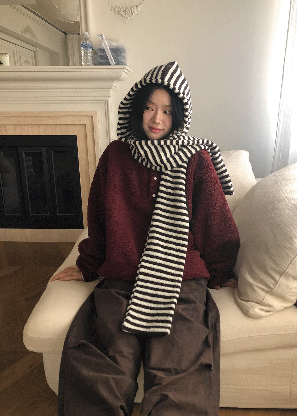 SNAP FLEECE ANORAK JACKET