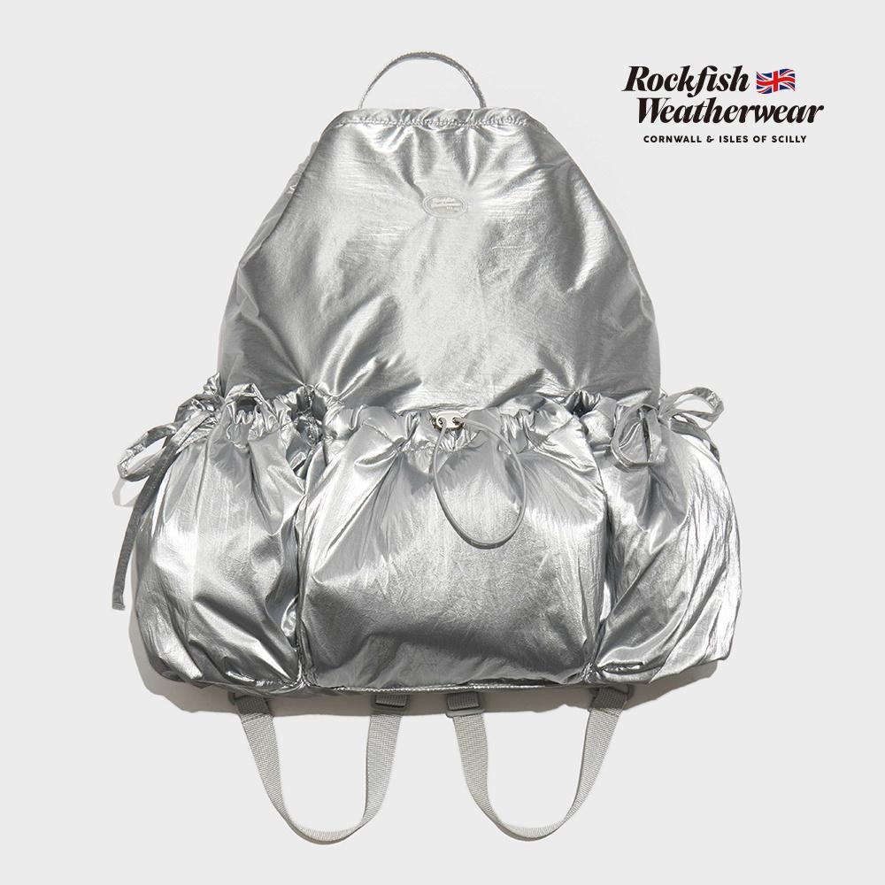 SIDE RIBBON POCKET PADDING GYM SACK - 3color