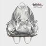 SIDE RIBBON POCKET PADDING GYM SACK - 3color