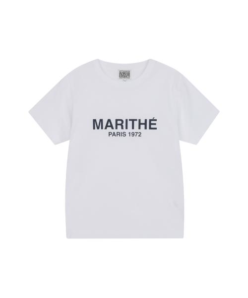 W REGULAR LOGO TEE white