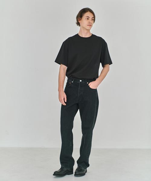 우디 팬츠 블랙 재팬 셀비지