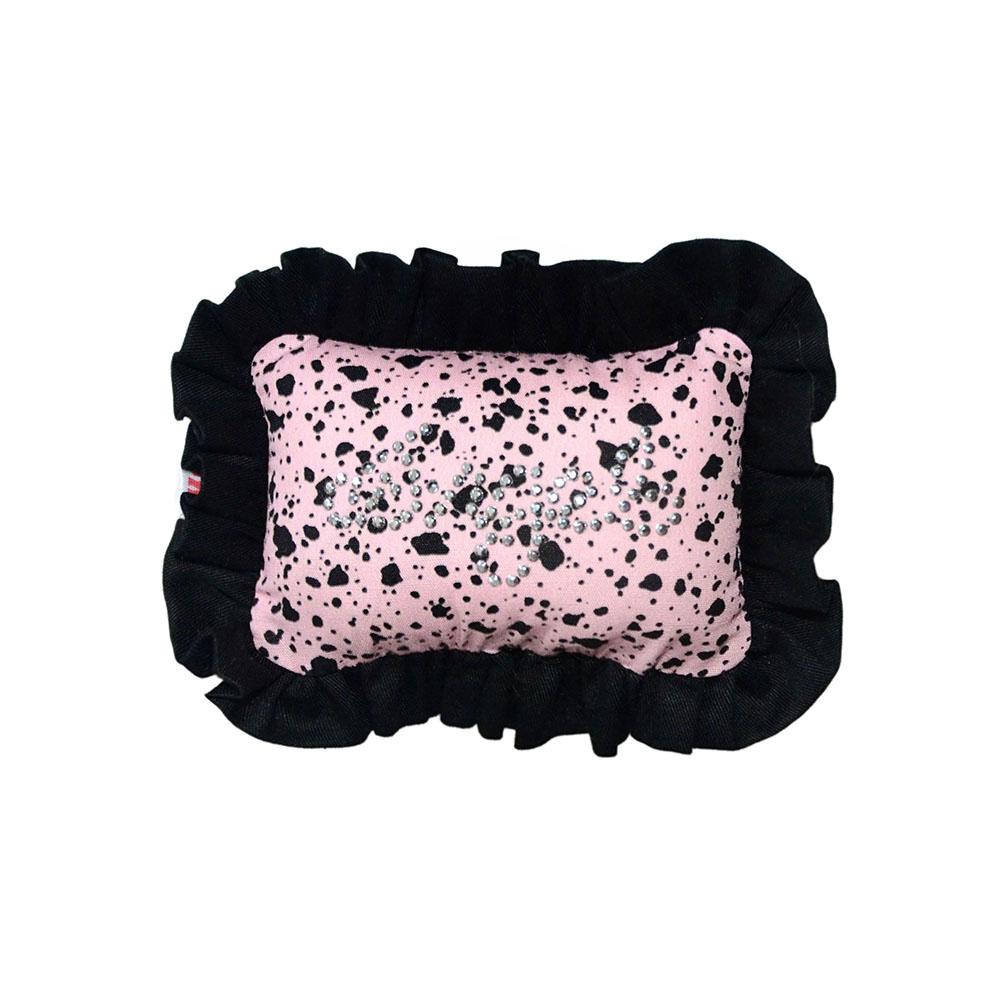 BLKPK frill pillow