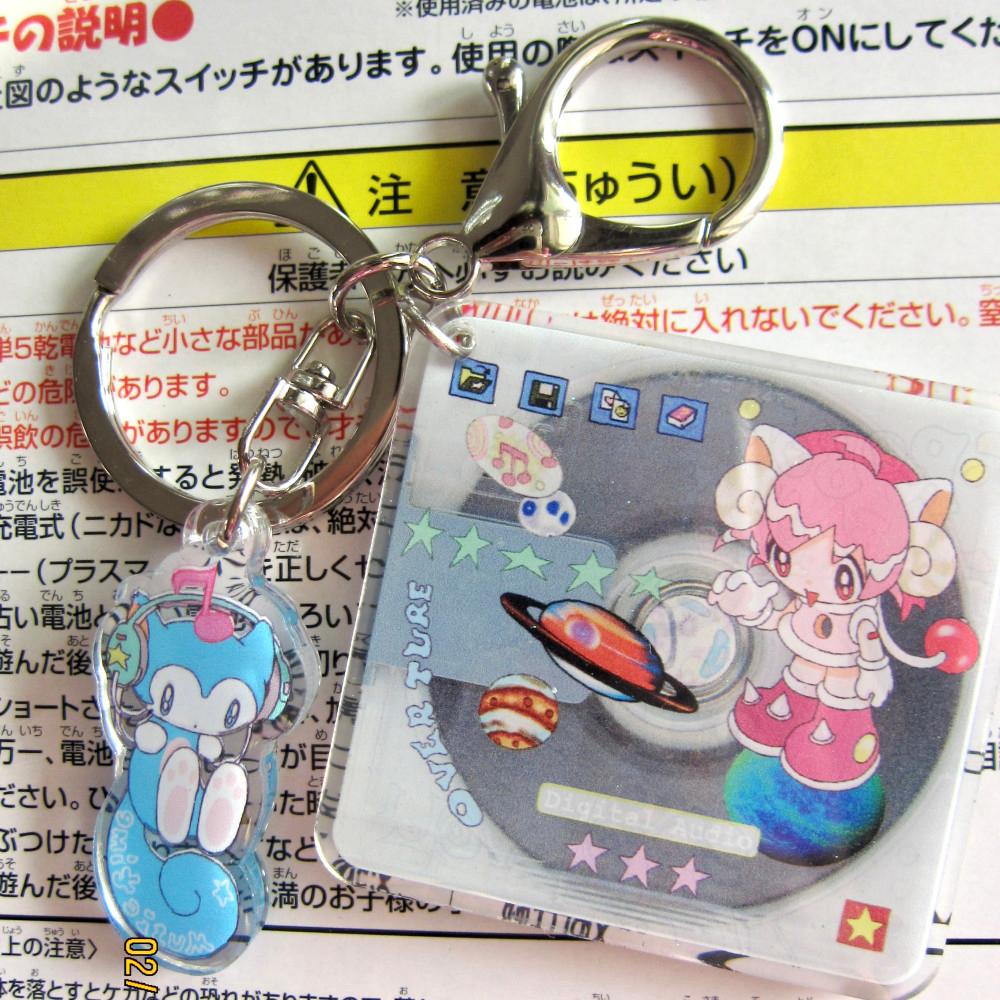 [ Oliwa ] Robot 양면 글리터 에폭시 키링