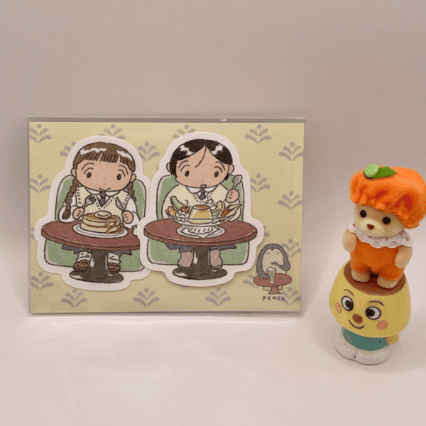 [서평화] 조각스티커 - 펭귄카페