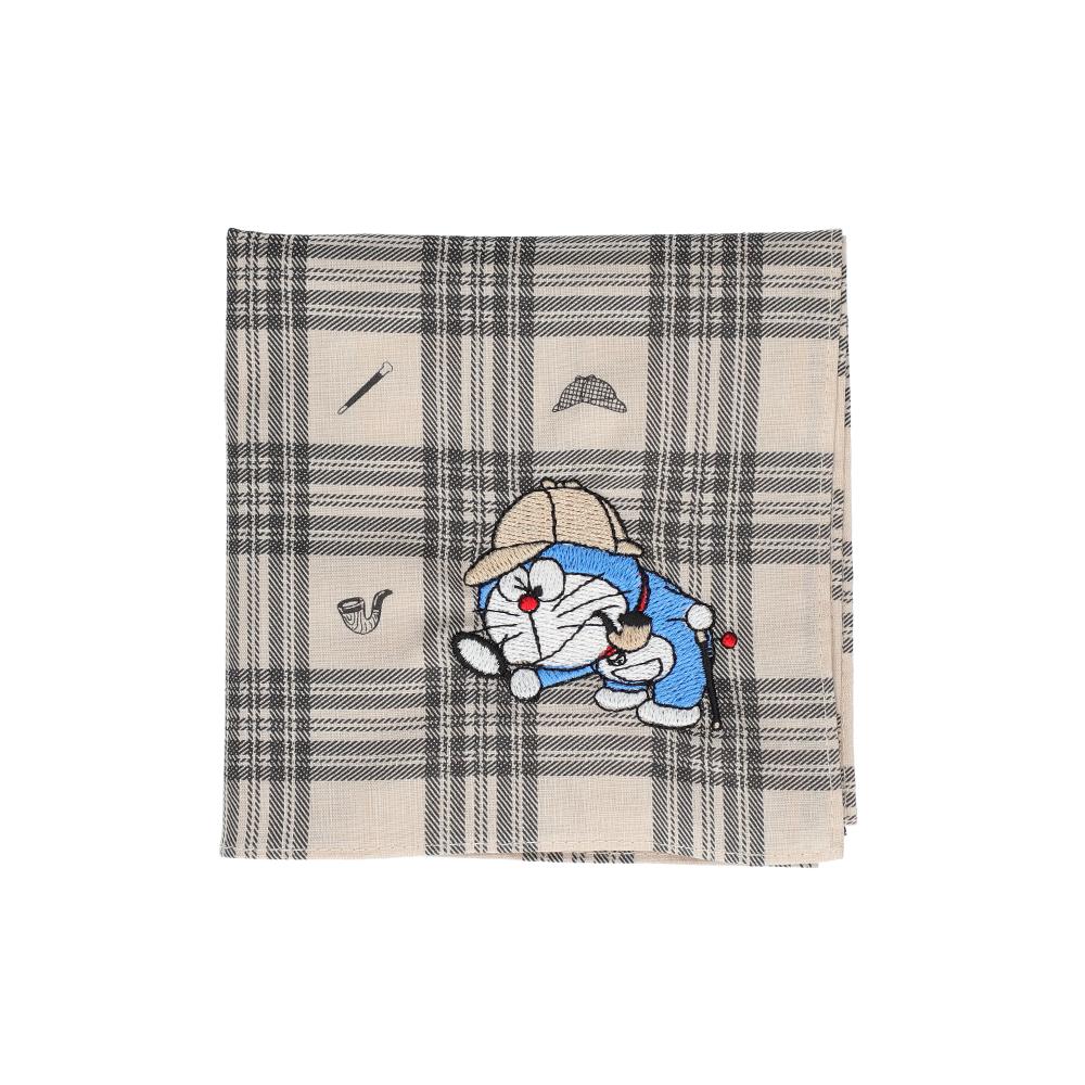 도라에몽 홈즈 체크 손수건