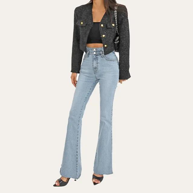 루이 슬림 부츠컷 컷팅 팬츠