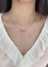 [아.퀘 단독] Sketchy ribbon necklace