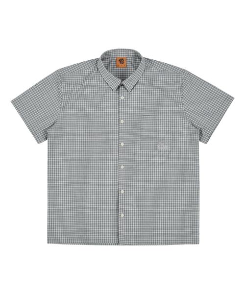 톰소어 플레이드 셔츠_블루