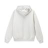 BACK APPLIQUE HOODIE - Ash Heather / S