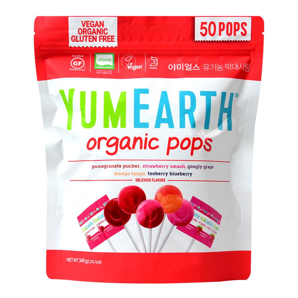 [공식수입원] 야미얼스 유기농 막대사탕 패밀리팩 349g