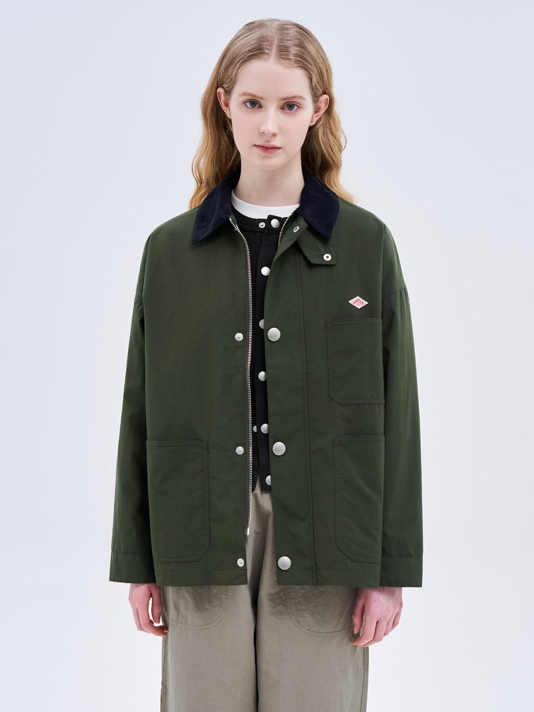 Women Coverall Jacket - Olive