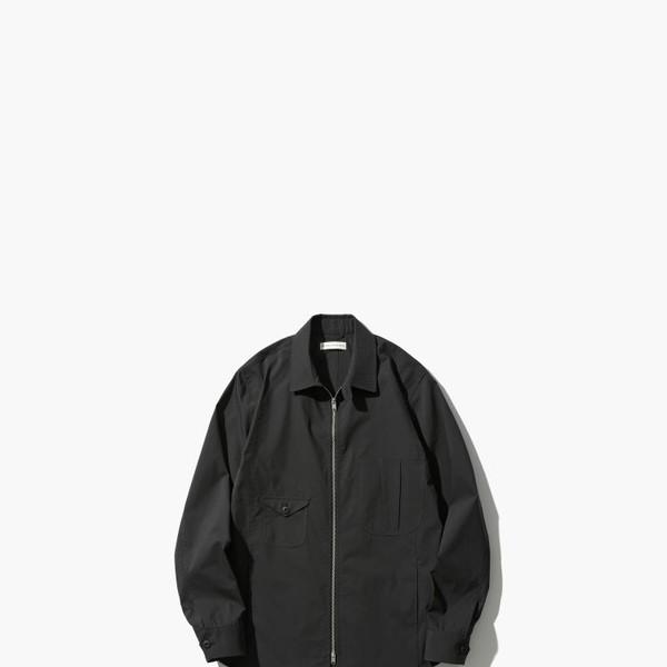 RAGLAN MIDDLE POCKET JACKET_CHARCOAL BLACK