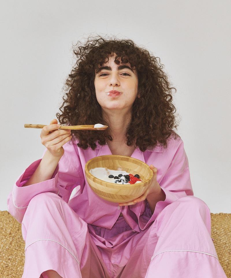 (uni)도미토리 파이프 파자마라벤더