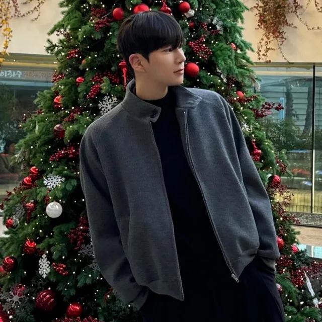 Sn 컬린 울 오버핏 블루종 자켓(3color)