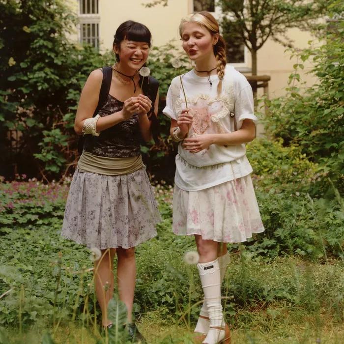 Lotus Midi Skirt Lotus Ivory