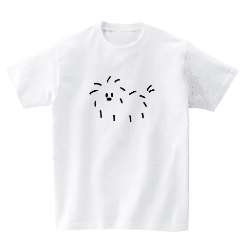 ELECTROSTATIC PUPPY T-SHIRTS_4COLOR