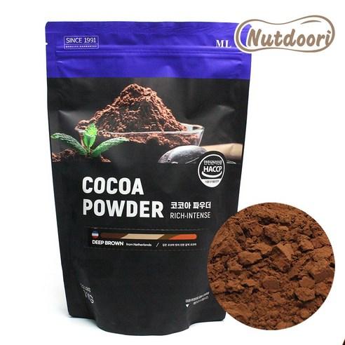 넛두리 무가당 100% 코코아가루 1kg 더치 코코아파우더 분말