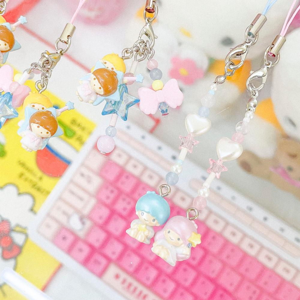 (수디어리) 키키라라 스트랩 비즈키링 세트