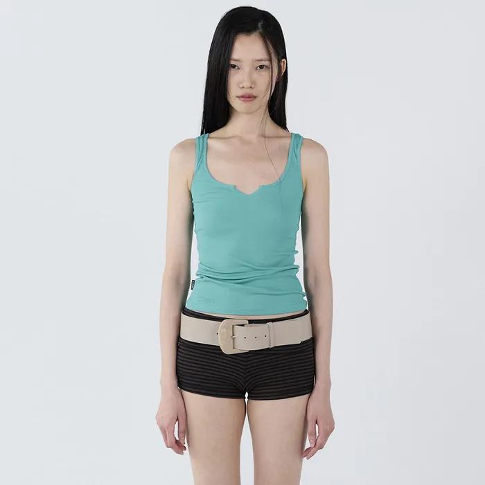 V-Slit Sleeveless _ Mint