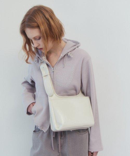 biker cross bag - ivory