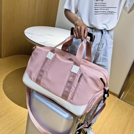 [무료배송] 파스텔 넉넉 헬스 필라테스 여행 보스턴백
