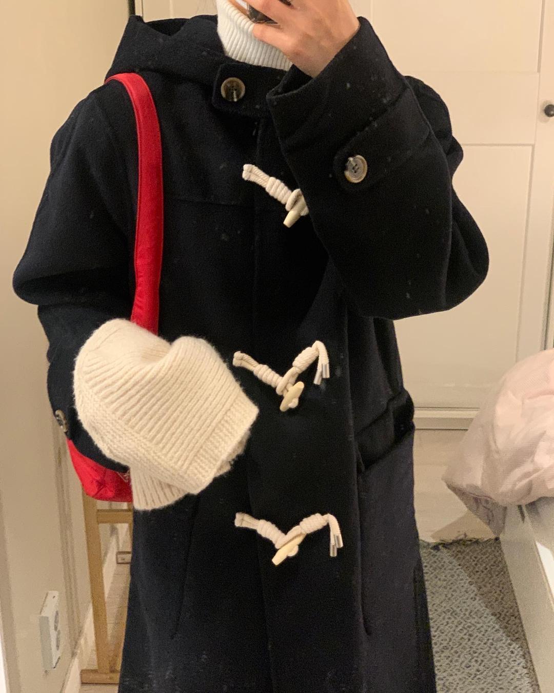 [Best] 핸드메이드 후드 롱 울 떡볶이코트 (3color)