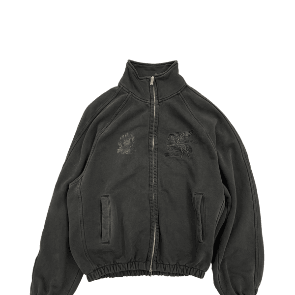 FALLING ANGEL  VINTAGE TRACK JACKET - CHARCOAL