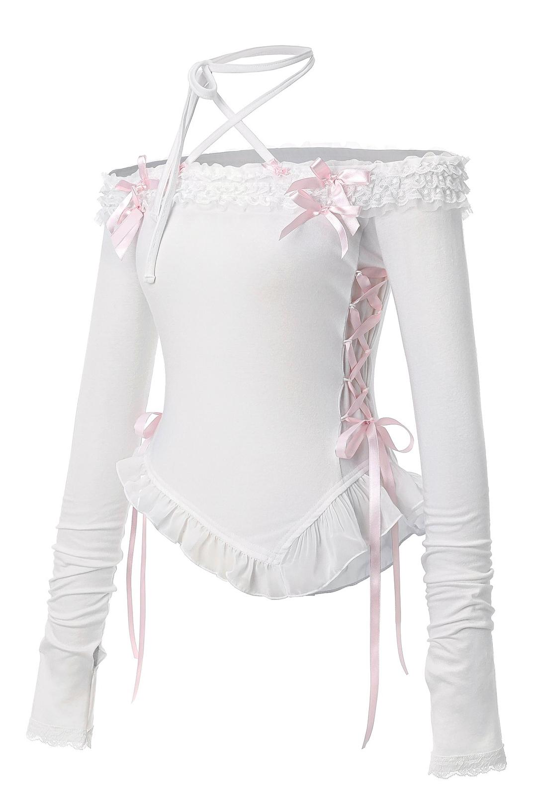 DOLLY HIME OFF-SHOULDER T (white)